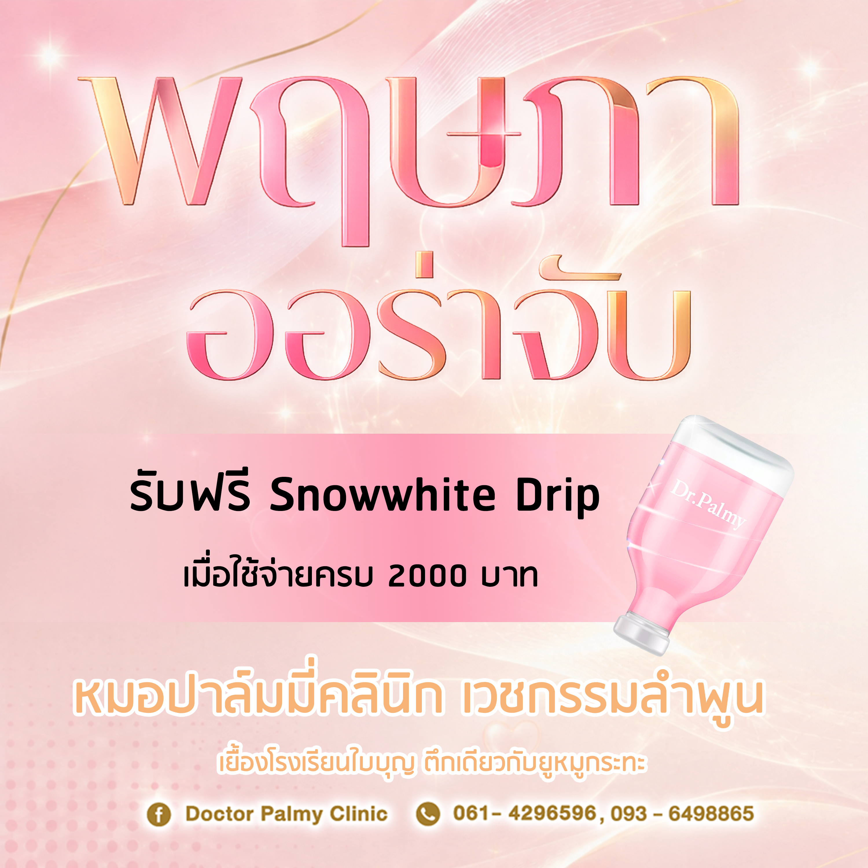 โปรโมชัน Doctor Palmy Clinic ลำพูน รูปที่ 1